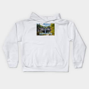 Taughannock Falls Tompkins County New York Kids Hoodie